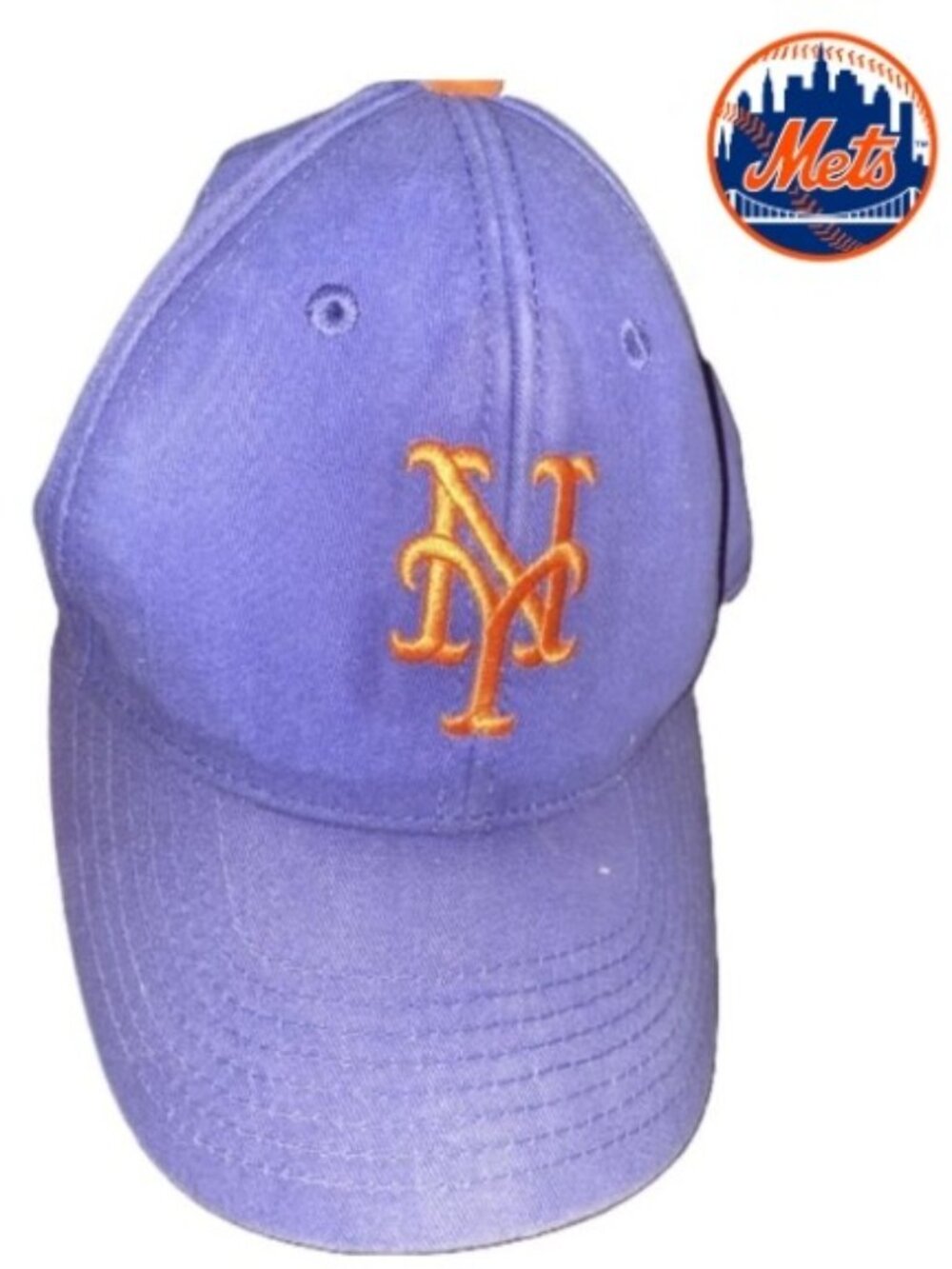 MLB 𝖦𝖤𝖭𝖴𝖨𝖭𝖤 𝖬𝖤𝖱𝖢𝖧𝖠𝖭𝖣𝖨𝖲𝖤 𝙽𝚈 Mets Baseball Cap